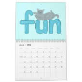 Kat kalender voor artistieke katten (Mar 2026)