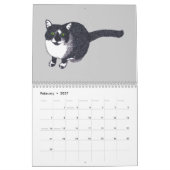 Kat kalender voor artistieke katten (Feb 2027)
