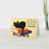 Kat kan het mis hebben, beterschap kaart (Voorkant)