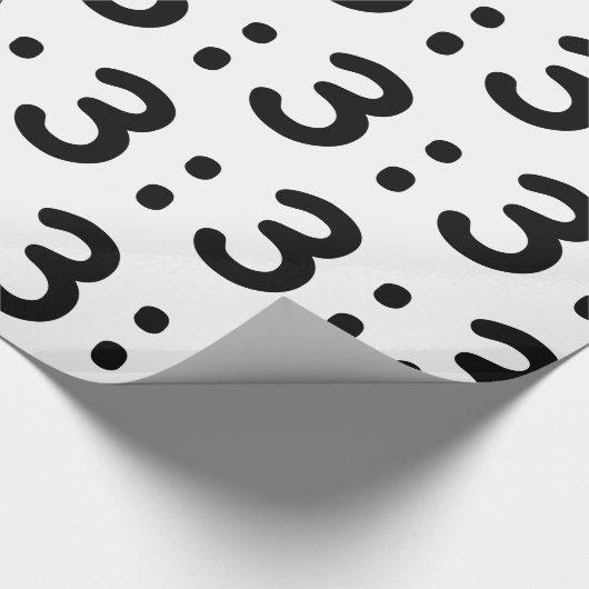 Kat kant Emoticon:3 Cadeaupapier (Hoek)