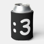 Kat kant Emoticon: 3 Koelbox Blikjeskoeler (Blikje Voorkant)