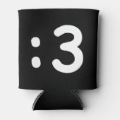 Kat kant Emoticon: 3 Koelbox Blikjeskoeler (Voorkant)