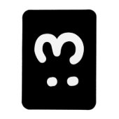 Kat kant Emoticon:3 Magneet (Verticaal)