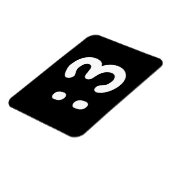 Kat kant Emoticon:3 Magneet (Linkerzijde)