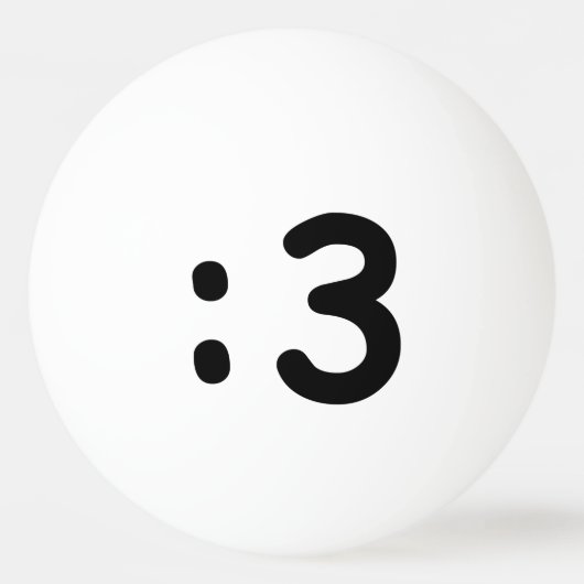 Kat kant Emoticon:3 Pingpongbal (Voorkant)