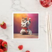 Kat Karateka In Kimono Taekwondo Kung Fu Servet (Insitu)