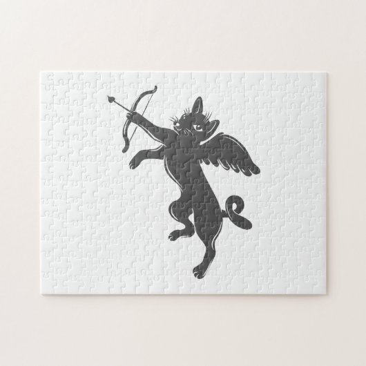 kat kast - achtergrondkleur kiezen legpuzzel (Horizontaal)