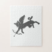 kat kast - achtergrondkleur kiezen legpuzzel (Verticaal)