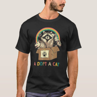 Kat  Kat Adopteren Buidelrat Wasberen T-shirt