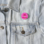 Kat Kat Badge :) Ronde Button 3,2 Cm (In situ)
