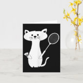 Kat Kat Badminton Shuttle Voor Mannen Vrouwen Kind Kaart (Gele Bloem)