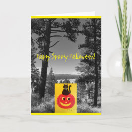 Kat Kat ~ Happy Halloween Kaart