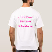 Kat Kat heeft plezier T-shirt (Achterkant)