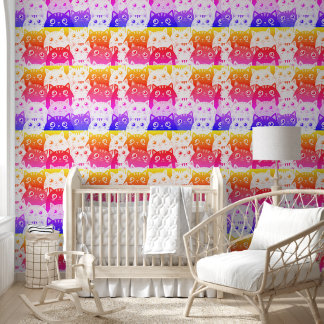 Kat Kat Kaleidoscope Behang
