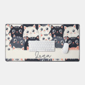 Kat Kat Kaleidoscope Bureaumat (Keyboard & Muis)