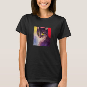 Kat Kat Kat Face Sweet Kitten Kat Feline Meow Pet T-shirt