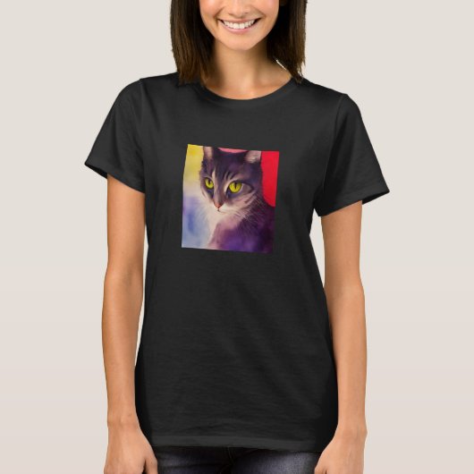 Kat Kat Kat Face Sweet Kitten Kat Feline Meow Pet  T-shirt (Voorkant)