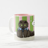 Kat-kat-kat-kat Tweekleurige Koffiemok (Voorkant links)
