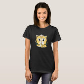 Kat Kat Kat Kute Pet Flowers T-shirt (Voorkant volledig)