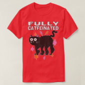 Kat Kat Kitten Caffeine Kat Java Cat F T-shirt (Design voorkant)