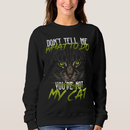 Kat Kat Kitten Kat Mam Kat Papa Dier Trui (Voorkant)