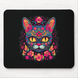 Kat Kat Kitten Paws Sugar Skull Calavera Hwe Muismat
