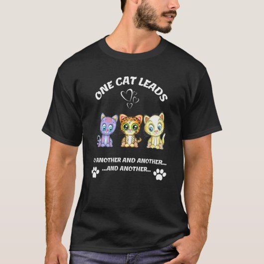 Kat Kat Kittens kater T-shirt (Voorkant)