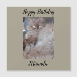 Kat Kat Magnetic Birthday Card