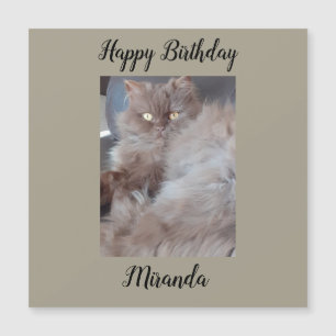 Kat Kat Magnetic Birthday Card