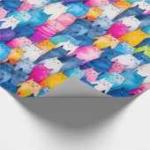 Kat Kat Mijn kleine Katten Cadeaupapier (Hoek)
