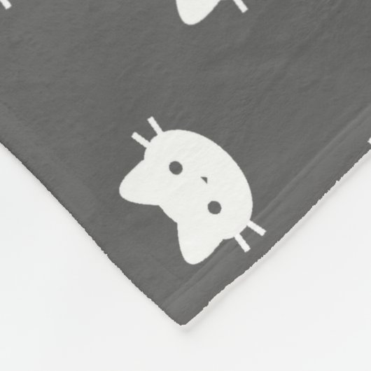Kat-kat-polyester fleece Blanket (Hoek)