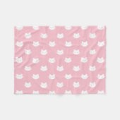 Kat-kat-polyester fleece Blanket Deken (Voorkant (Horizontaal))