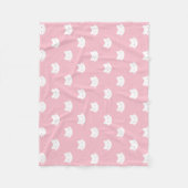 Kat-kat-polyester fleece Blanket Deken (Voorkant)
