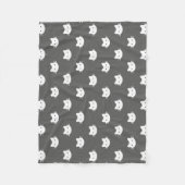 Kat-kat-polyester fleece Blanket Deken (Voorkant)