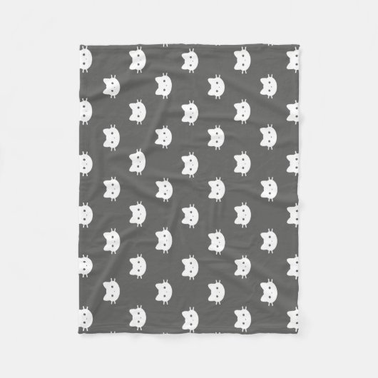 Kat-kat-polyester fleece Blanket Deken (Voorkant)
