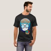 Kat-Kat-retro-nitter voor nitters T-shirt (Voorkant volledig)
