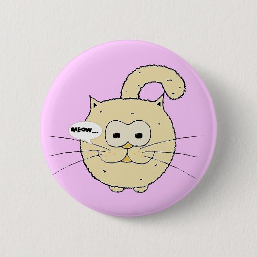 Kat-kat Ronde Button 5,7 Cm (Voorkant)