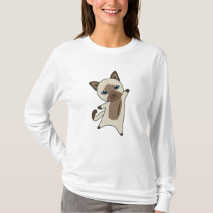 Kat Kat voor akoestische kalveren Kinder Siam T-shirt