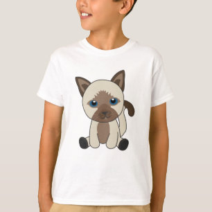 Kat Kat voor akoestische kalveren Kinder Siam T-shirt