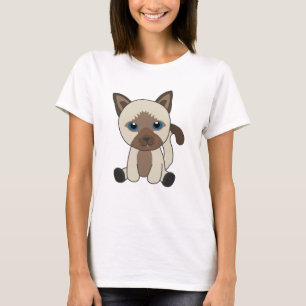 Kat Kat voor akoestische kalveren Kinder Siam T-shirt