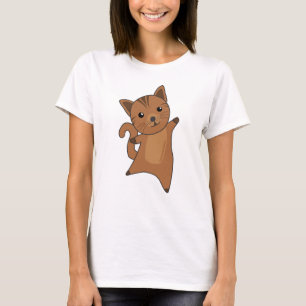Kat-Kat voor akoestische kalveren T-shirt