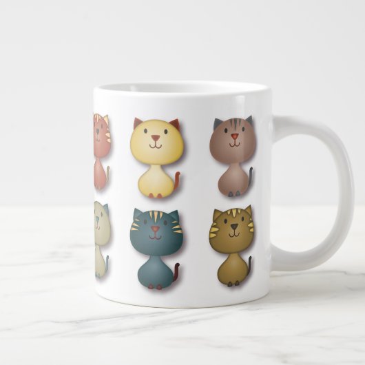 Kat Kats Jumbo Mok (Rechts)