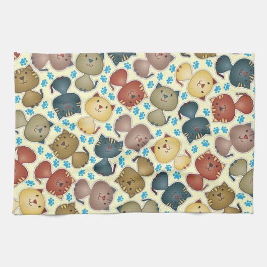 Kat Kats Kitchen Towel Theedoek (Horizontaal)