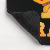 Kat kattedier met een staartstaartstang dappere br muismat (Hoek)