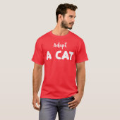 Kat-katten aannemen t-shirt (Voorkant volledig)