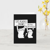Kat Katten en Honden Tegen Trump Kaart (Gele Bloem)
