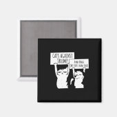 Kat Katten en Honden Tegen Trump Magneet (Voorkant / Achterkant)