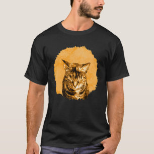 kat katten kitten miauw tijger popart 1 t-shirt