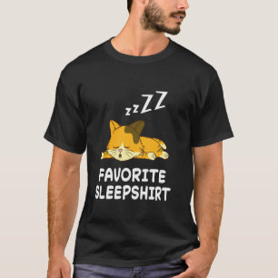 Kat Katten Slaap Slapen Slaap Pyjama Nachthemd T-shirt