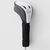 Kat; Kattengezicht; Vriendelijke kat Golfheadcover (Schuin)